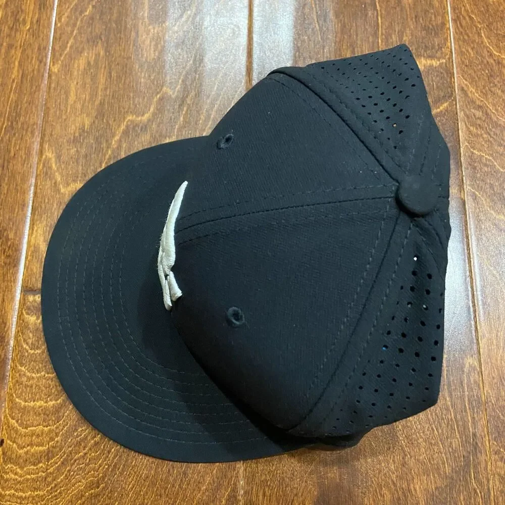 Perfect Game Hoffman PG National Black White Fitted Cap Hat Men's Size L/XL